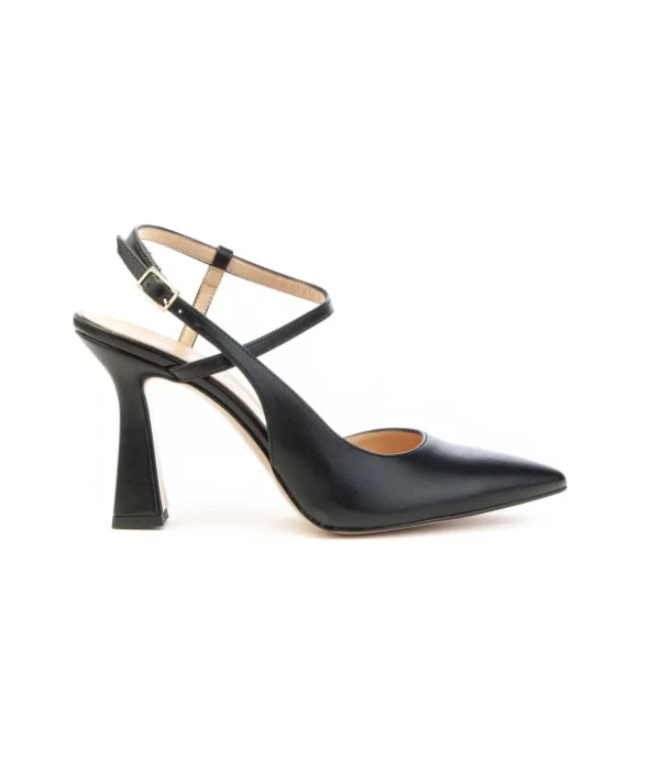 Slingback NOAH 410M009 con lacci incrociati e tacco 9 cm Donna