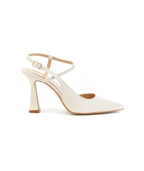 Slingback NOAH 410M009 con lacci incrociati e tacco 9 cm Donna