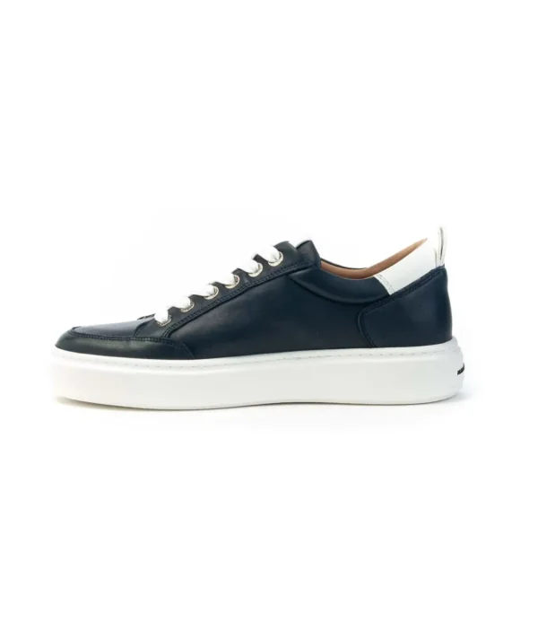 Sneaker ALEXANDER SMITH Bond Man White Blue con tacco basso 3 cm Uomo