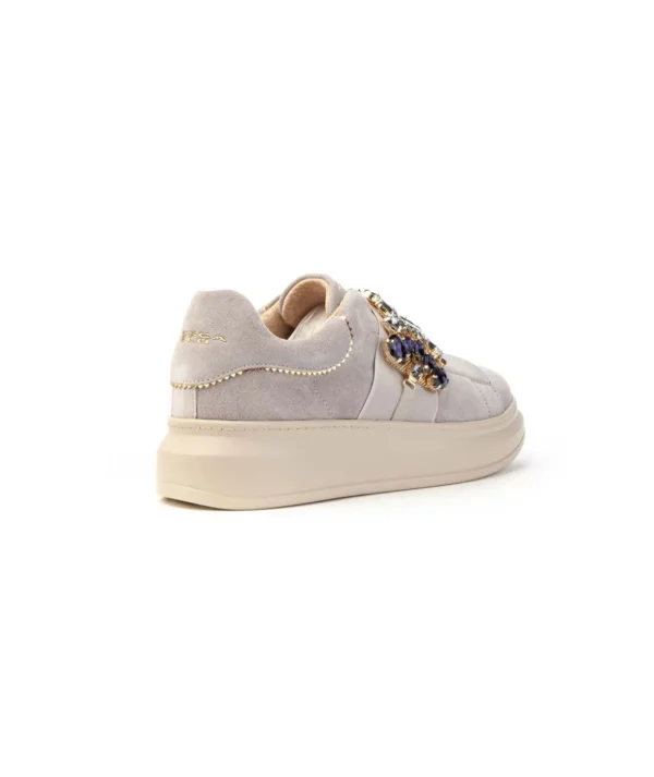 Sneaker Juliette Tosca Blu Sf2401s018 Slip On Fascia Strass
