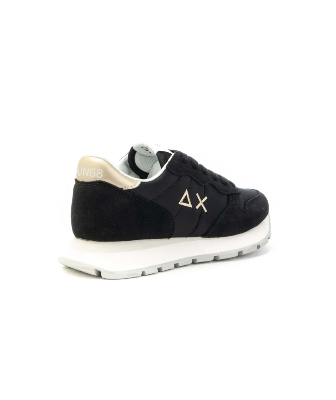 sneaker_sun_ally_gold_sil_2.webp Sneaker SUN68 Ally Gold Silver con doppi lacci Donna