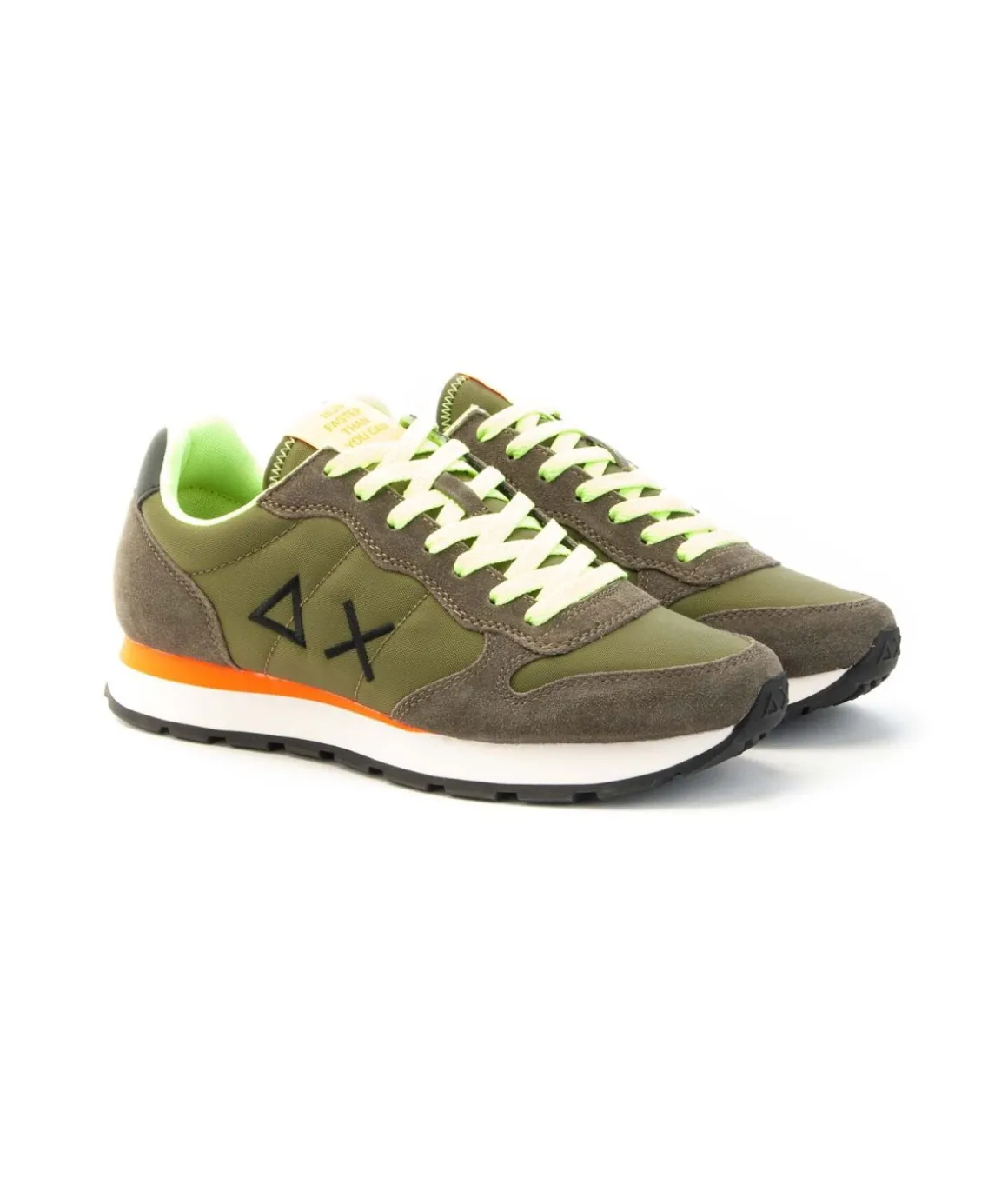 sneaker_sun_tom_fluo_mode_0-1.webp Sneaker SUN68 Tom Fluo modello Retro Running con doppi lacci Uomo