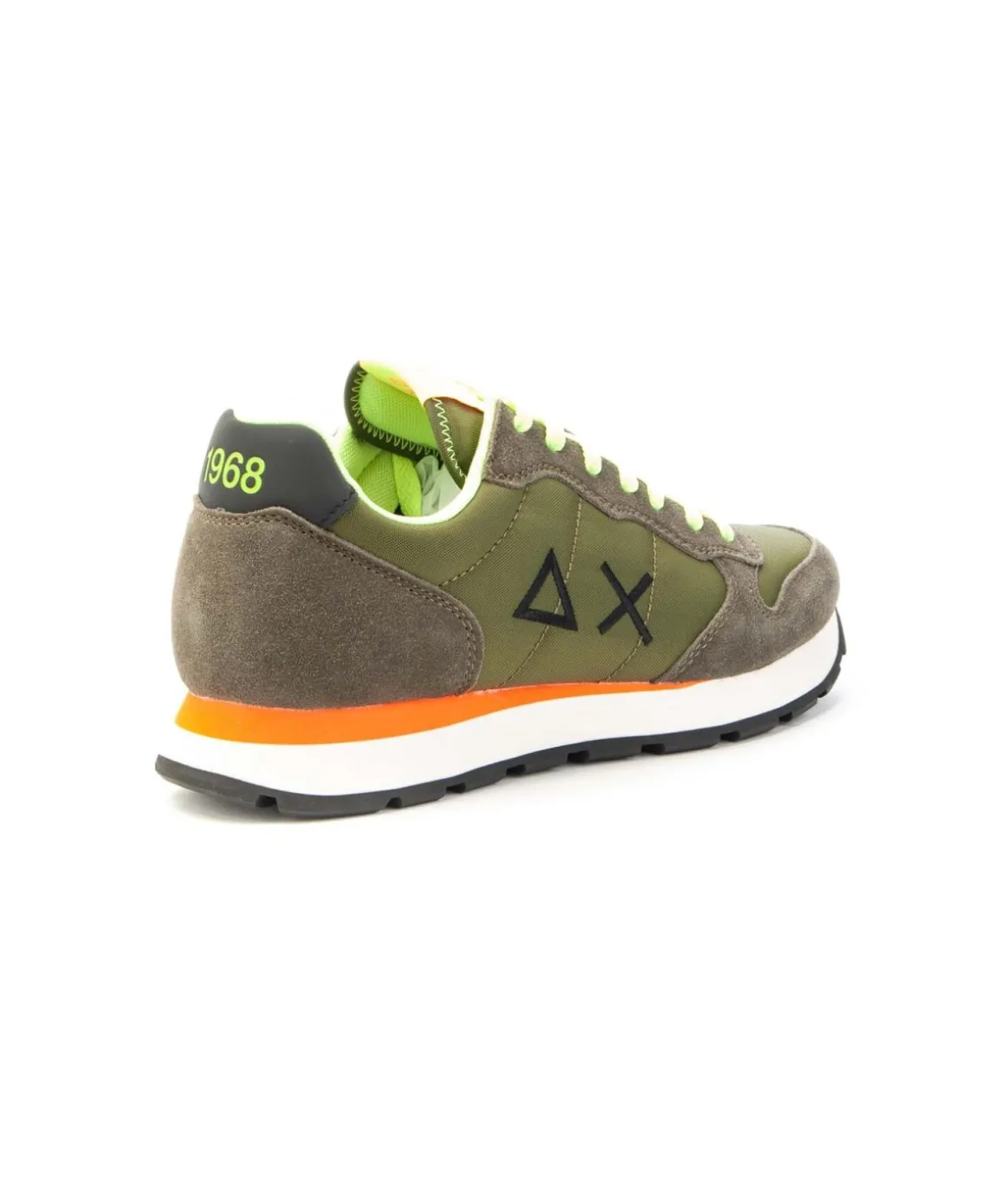 sneaker_sun_tom_fluo_mode_2-1.webp Sneaker SUN68 Tom Fluo modello Retro Running con doppi lacci Uomo