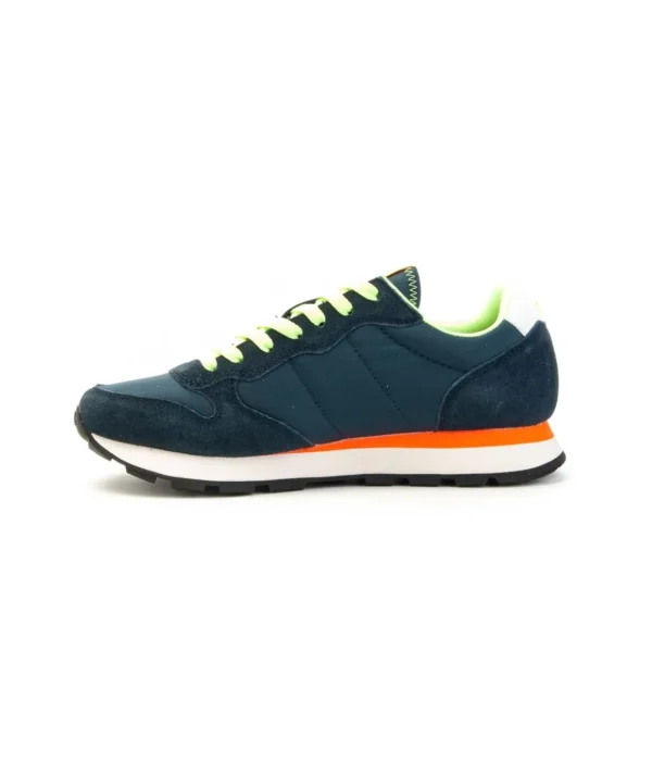 Sneaker SUN68 Tom Fluo modello Retro Running con doppi lacci Uomo
