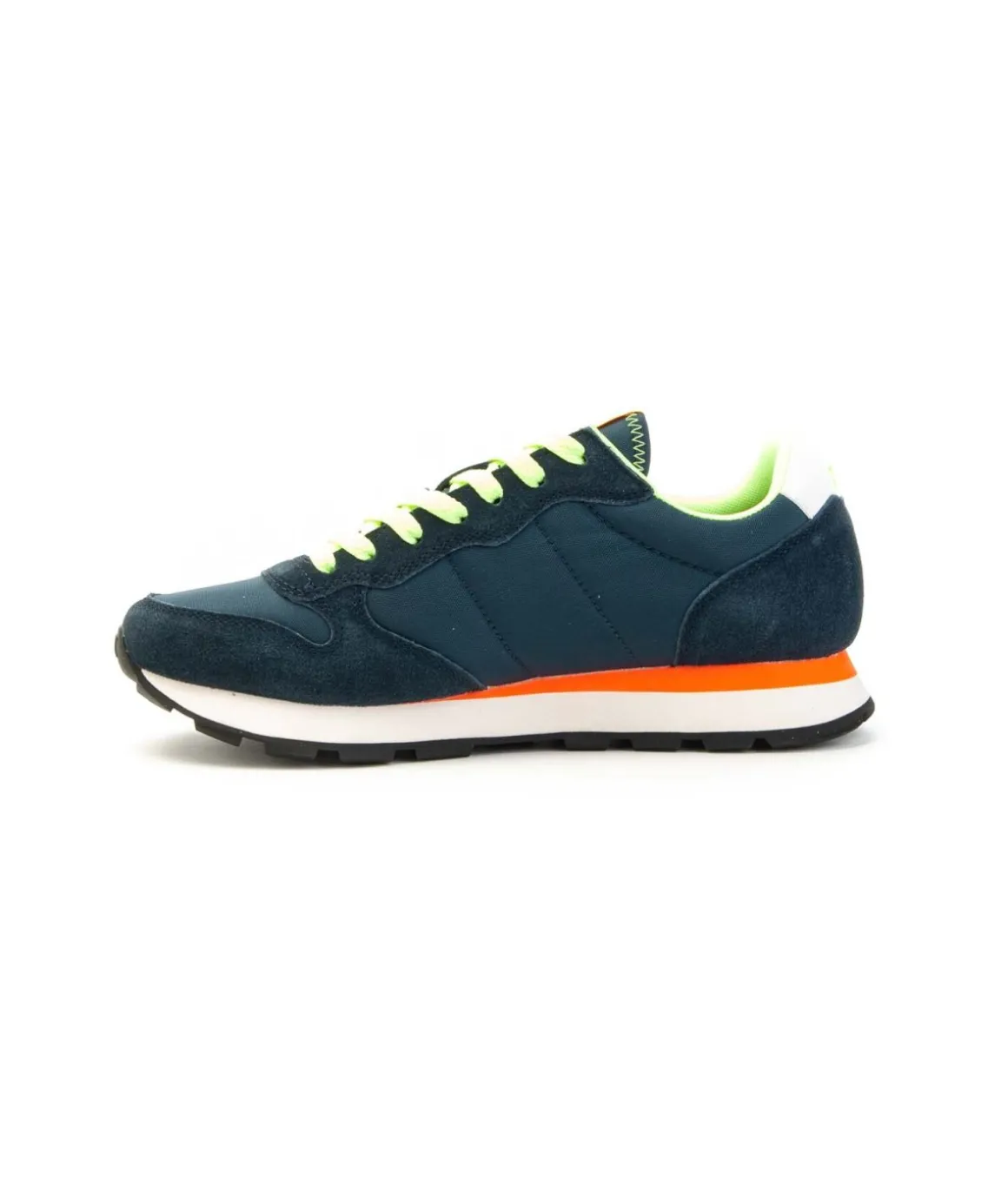 sneaker_sun_tom_fluo_mode_3.webp Sneaker SUN68 Tom Fluo modello Retro Running con doppi lacci Uomo