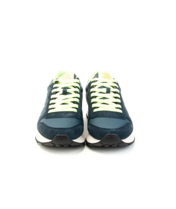 Sneaker SUN68 Tom Fluo modello Retro Running con doppi lacci Uomo