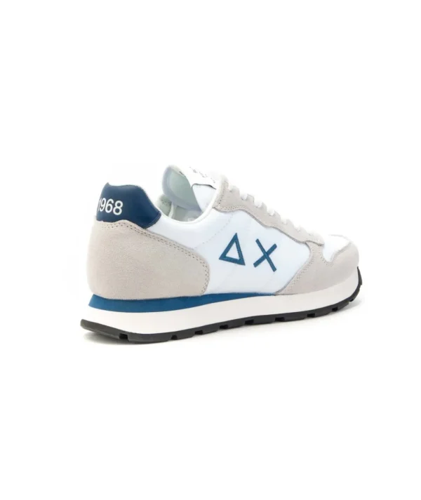 Sneaker SUN68 Tom Solid modello Retro Running con doppi lacci Uomo