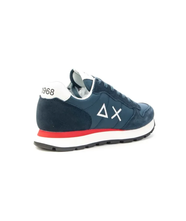 Sneaker SUN68 Tom Solid modello Retro Running con doppi lacci Uomo
