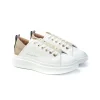 Sneakers Alexander Smith ASBALSW1805WGD in pelle con plateau Donna