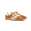 Sneakers Back 70 Cloud 601 Camoscio e teddy con Lacci Donna