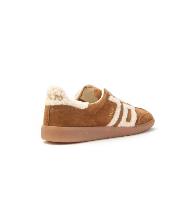 Sneakers Back 70 Cloud 601 Camoscio e teddy con Lacci Donna
