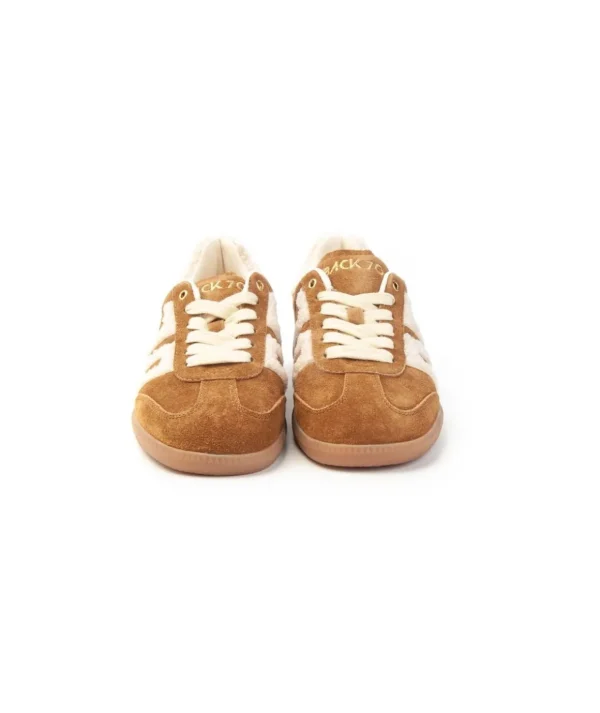 Sneakers Back 70 Cloud 601 Camoscio e teddy con Lacci Donna
