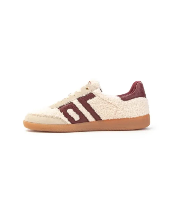 Sneakers Back 70 Teddy 303 in teddy false fur con lacci Donna