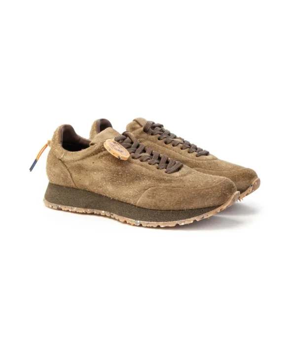 Sneakers Barracuda BU3373A Rocket in camoscio Uomo