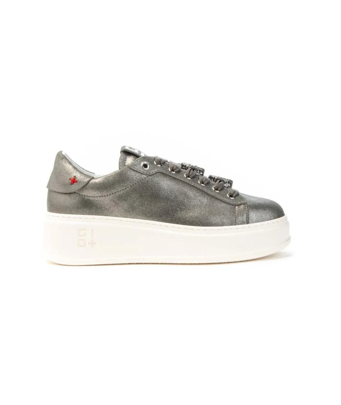 sneakers_gio_pia_a_in_pel_1.webp Sneakers GIO+ PIA 238A in pelle argento con dettagli decorativi Donna