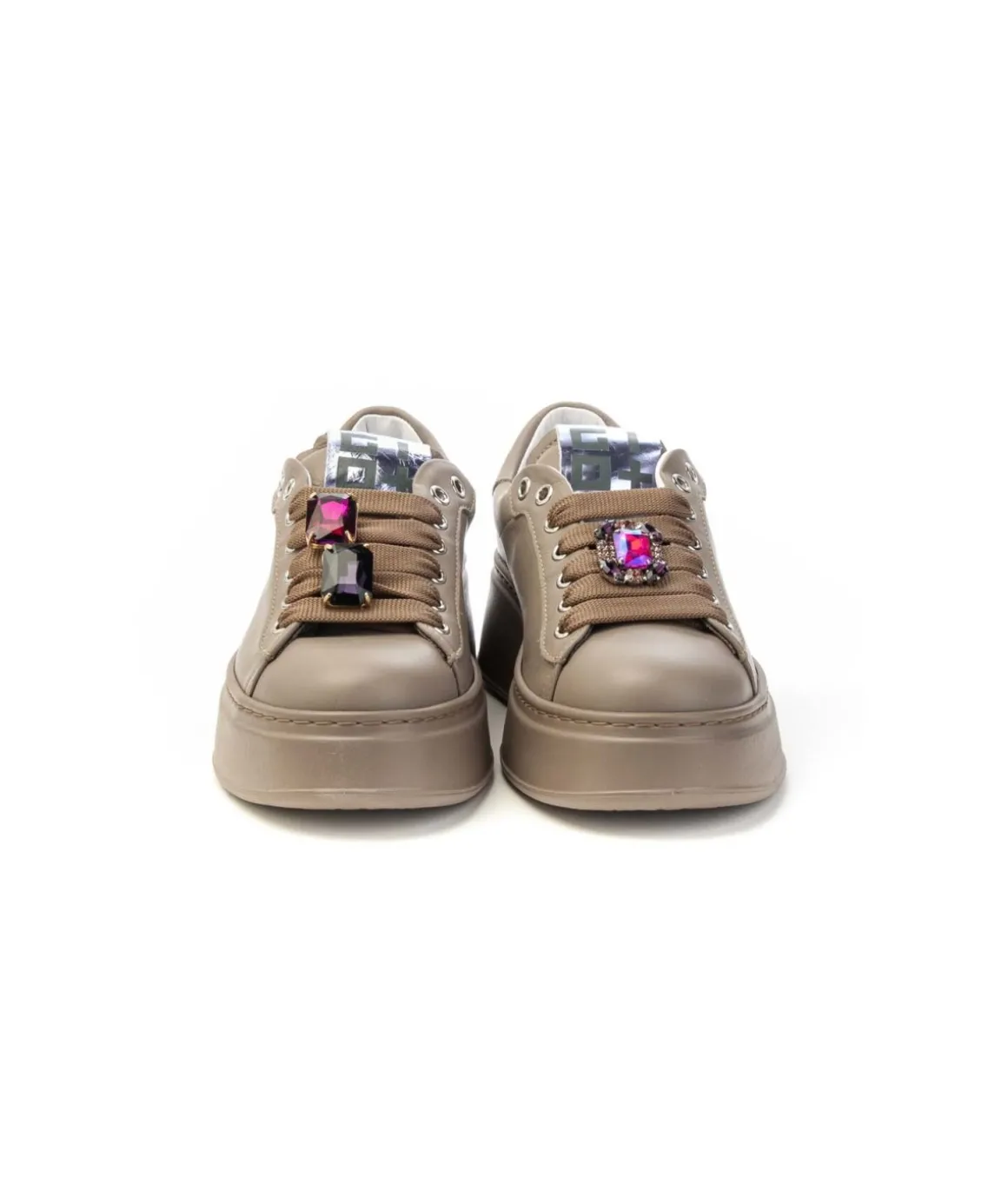 sneakers_gio_pia_a_in_pel_4-1.webp Sneakers GIO+ PIA 246A in pelle malto con dettagli gioiello Donna