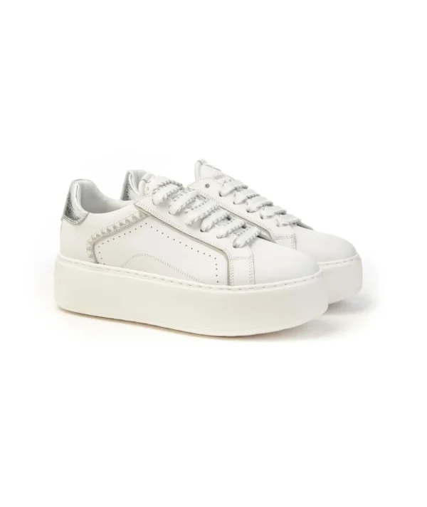 Sneakers JANET & JANET J-002 Milano con Zeppa Donna