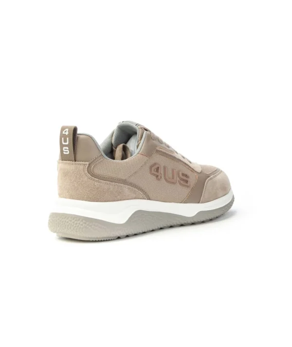 Sneakers Paciotti 4US Daddy 200 in camoscio Uomo