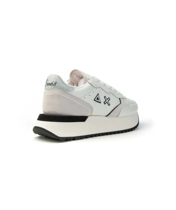 Sneakers Sun68 Z34207 Big Ally ecopelle e camoscio Donna