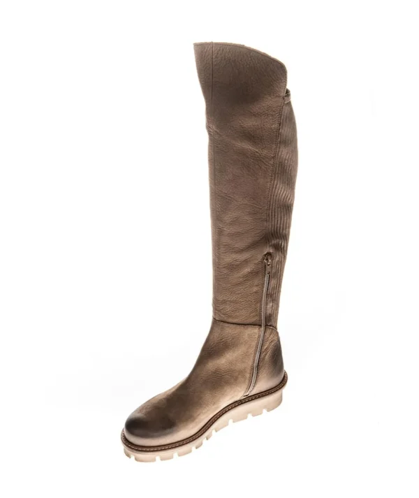 Stivale P.Bonfanti in Nabuk Zeppa 40 Donna
