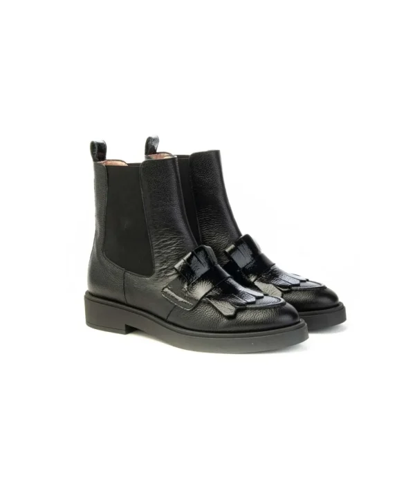 Stivaletto Hispanitas CHI243613C004 in pelle con frangia Donna