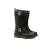 Stivaletto Metissè MA947 in Nabuk Nero con Zip Interna Donna