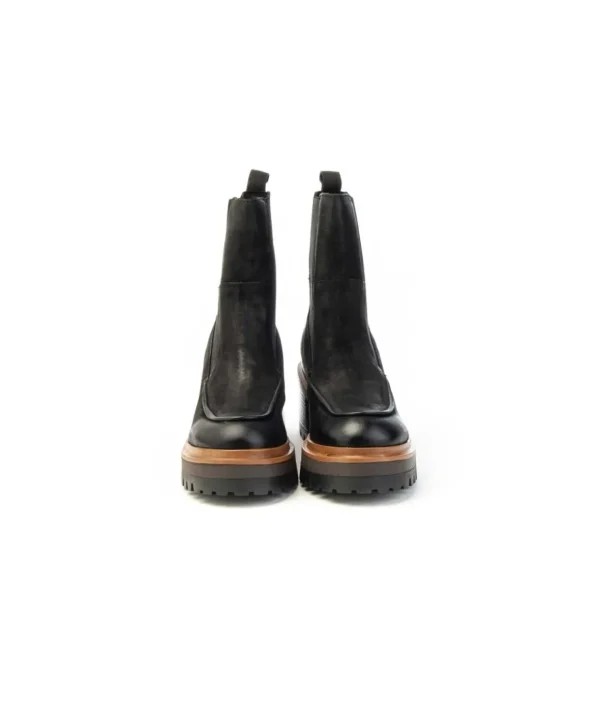 Stivaletto Mjus T64204 in Camoscio con Tacco 6 cm Donna