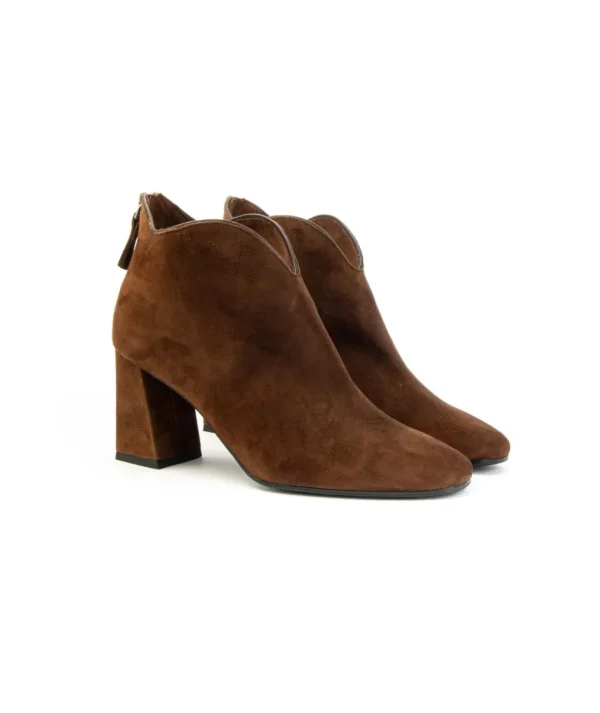 Tronchetto ankle boot donna 1520s Franco Russo in camoscio