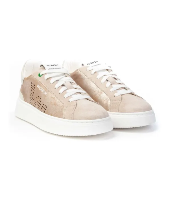 WOMSH SNEAKERS LACCI FONDO CASSETTA